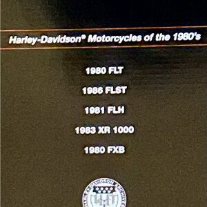 Harley-Davidson Motorcycles of the 1980's and 1990’s Heritage Collection